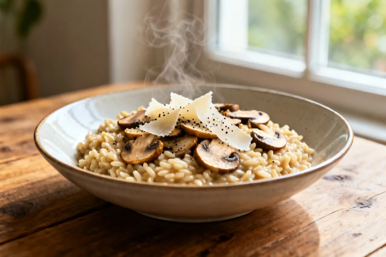 Creamy Mushroom Risotto