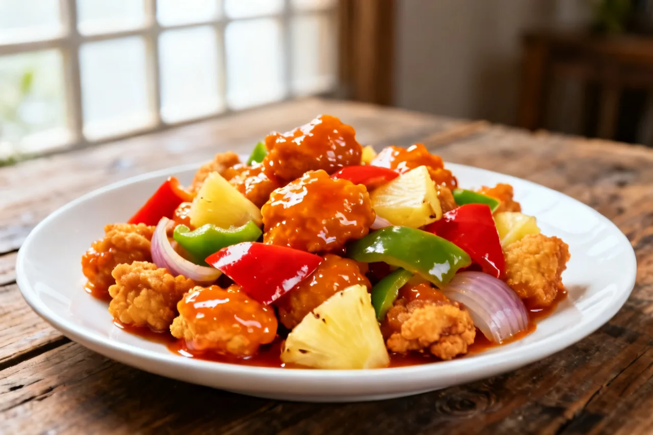 Süß-Saures Schweinefleisch