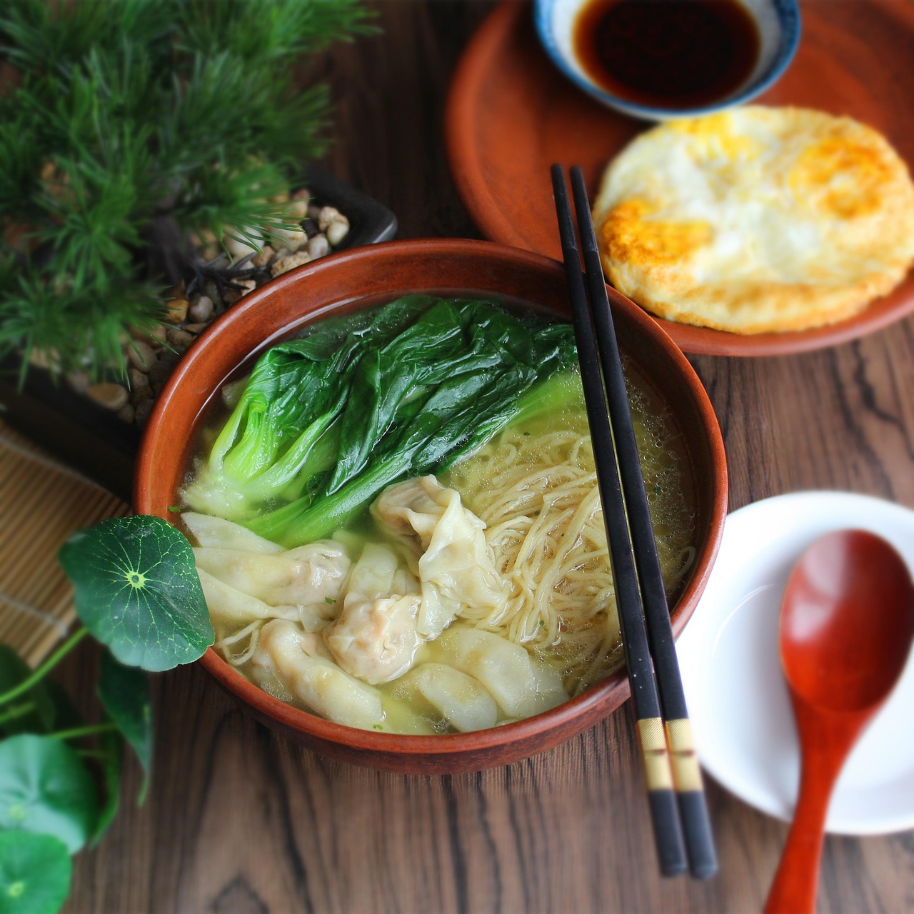 Sopa de Wonton Clásica (Hun Tun Tang)
